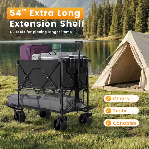 Mayvn© DeckWagon: Two-Deck Folding Utility Wagon.