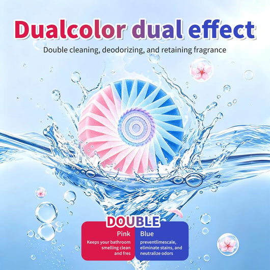 6-Pack Automatic Toilet Bowl Cleaner Tablets: Flush-Activated Freshness