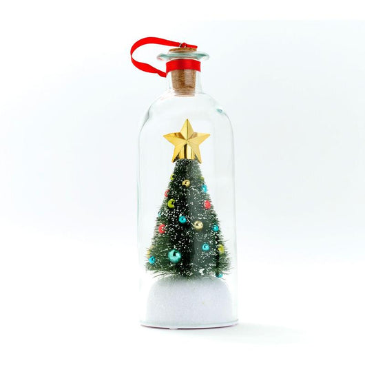 8" Recordable Christmas Tree Message in a Bottle: Grandchild's Voice Keepsake