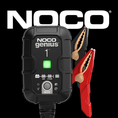 NOCO GENIUS1 1A Smart Battery Charger & Maintainer: Set-and-Forget Power