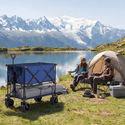 Mayvn© DeckWagon: Two-Deck Folding Utility Wagon.