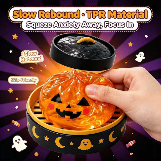 6-Pack Halloween Mystery Dumpling Squishy Toys: Spooky Surprise Box