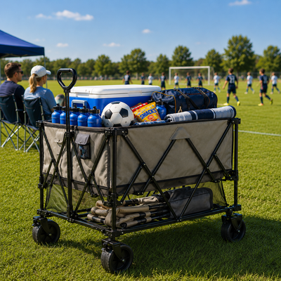 Mayvn© DeckWagon: Two-Deck Folding Utility Wagon.
